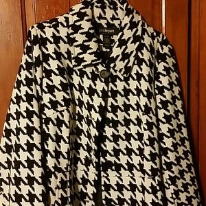 Vintage style Hounds Tooth Peacoat